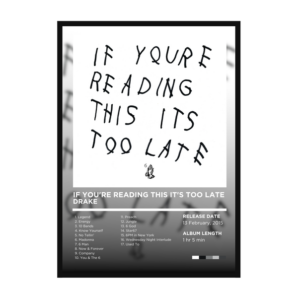 Drake - If You're Reading This It's Too Late