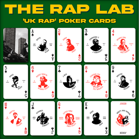 'UK Rap' Poker Cards Deck